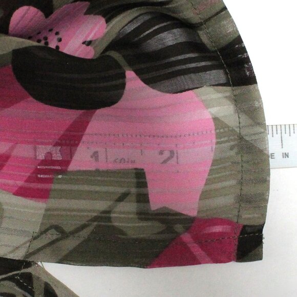 Allison Daley Size 16 Floral 3/4 Sleeve Button Down Shirt Blouse or Top - Picture 12 of 12